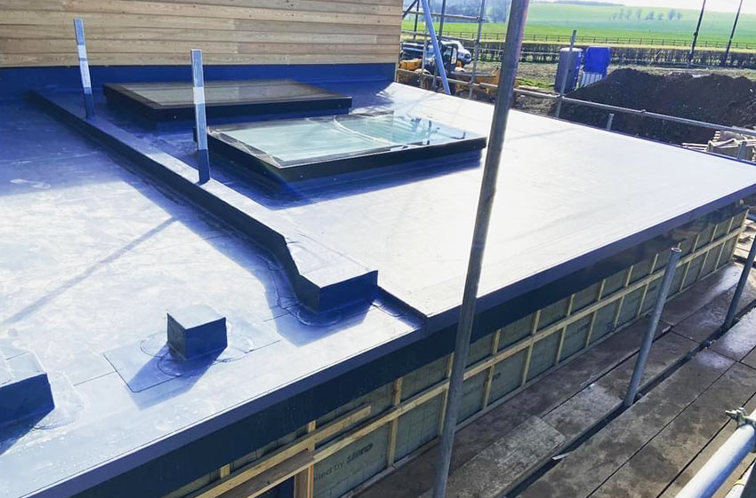 Single Ply Flat Roofs, Sudbury, Suffolk, ELC Roofing